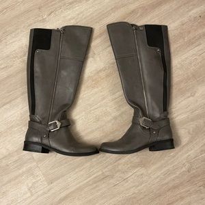 Tall Gray Boot